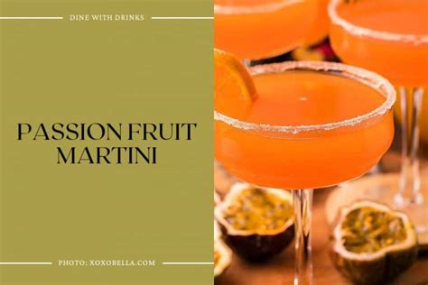 20 Best Vodka And Passion Fruit Cocktails Dinewithdrinks