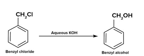 Convert Benzyl Chloride Into Benzyl Alcohol Brainly In