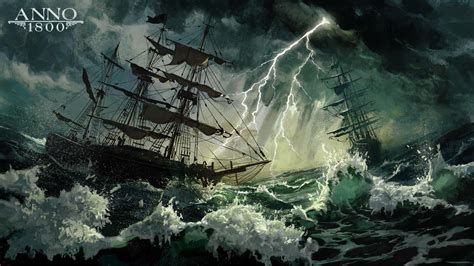 Ship Sailing In Storm 3238918 Hd Wallpaper And Backgrounds Download