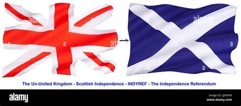 Scottish independence - The flag of the United Kingdom with the ...