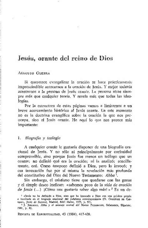 Pdf Jes S Orante Del Reino De Dios Dokumen Tips