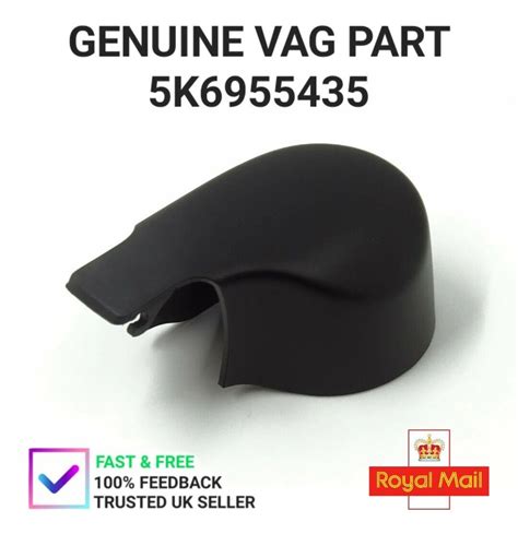 Car Rear Wiper Arm Nut Cover Cap For Vw Golf Mk6 Mk7 Passat Touran Up 5k6955435 Ebay