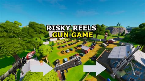 Risky Reels Gun Game ‎ 0301 3116 5218 By Wystream Fortnite Creative Map Code Fortnite Gg