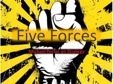 Michael Porter Five Forces Template