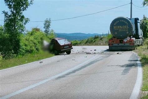 Hercegovina Jedna Osoba Poginula U Sudaru Automobila I Cisterne