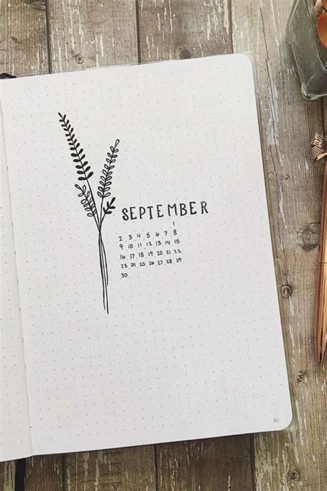 33 Amazing September Bullet Journal Cover Ideas Bullet Planner Ideas