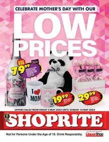 Shoprite Gauteng Mpumalanga North West Limpopo Celebrate Mother S