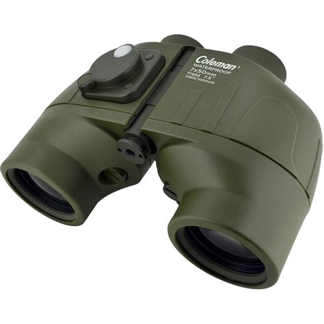 Coleman® Signature 7x50 Waterproof Porro Binoculars Willuminated Reticle And Individual Eye