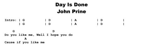 John Prine Day Is Done Guitar Lesson Tab Chords Jerry S Guitar Bar