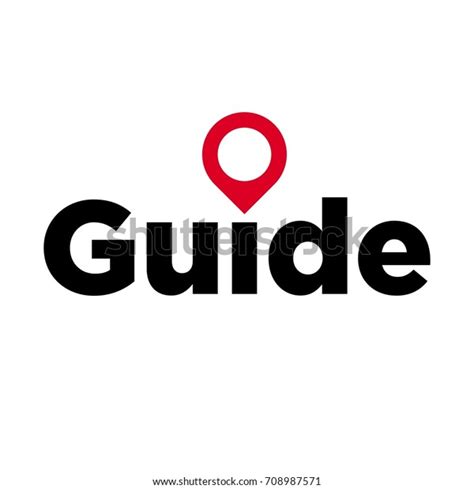 Guide Pin Vector Logo Stock Vector (Royalty Free) 708987571 | Shutterstock