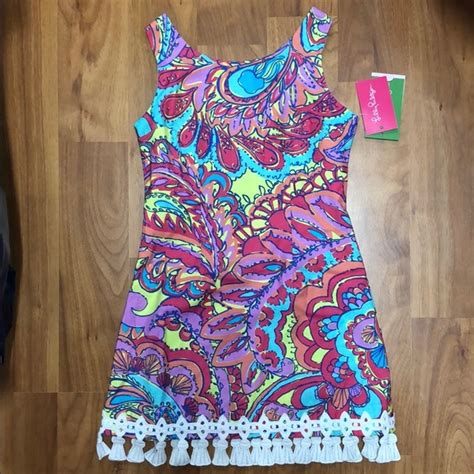 Lilly Pulitzer Dresses Nwt Lilly Pulitzer Little Delia Dress In Multi Feelin Groovy Size 6