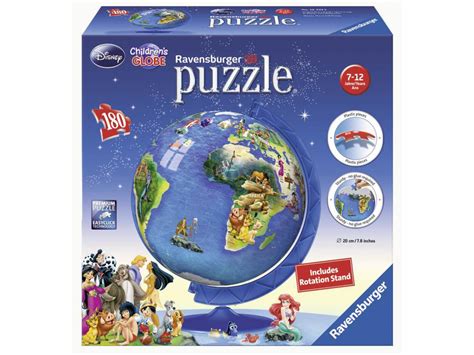 Ravensburger Puzzle 3D rond 180 pièces XXL Disney Globe