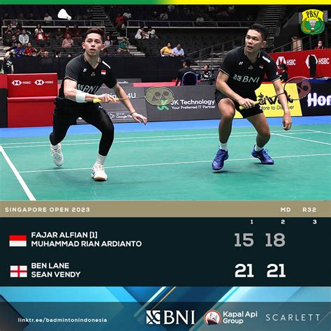 BADMINTON INDONESIA On Twitter Fajar Rian Dihadang Pasangan England