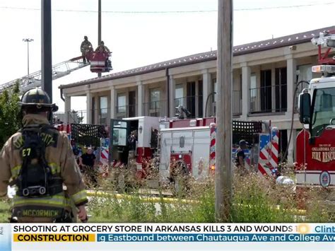 Crews Battle Large Fire Twice In Less Than 24 Hours At Vacant Hotel In Oklahoma City