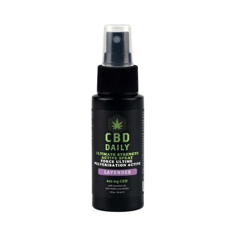 Cbd Daily Ultimate Strength Active Spray Lavender 600mg