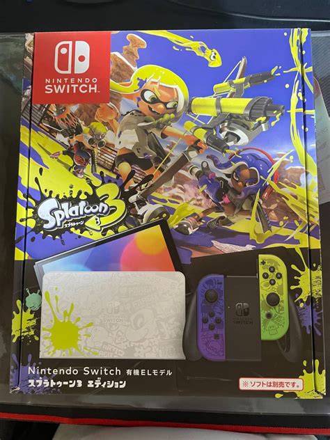 【未使用】【新品未開封】nintendo Switch（有機elモデル） スプラトゥーン3 エディション 任天堂 スプラ スイッチ本体 店舗