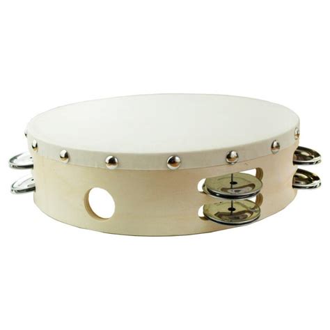 Buy Tambourine 8 Inch Double Row Jingles Handheld Tambourine For