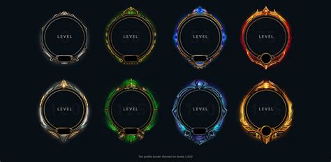 League of Legends // Uncapped Leveling Visual System on Behance