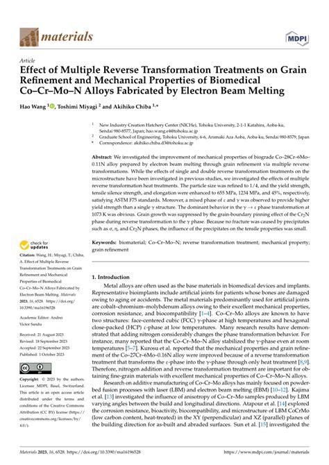 Pdf Effect Of Multiple Reverse Transformation Treatments On Grain