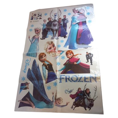 Naklejki Na Cian D Kraina Lodu Elsa Frozen Por Wnaj Ceny Allegro Pl