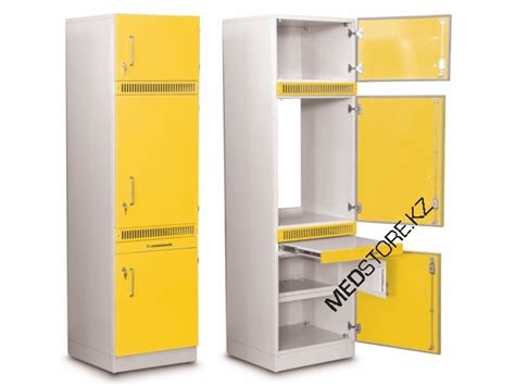 Шкаф медицинский для установки встроенного холодильника и сейфа