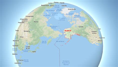 Onde Fica O Alasca No Mapa - Quantos Graus Está No Alasca - RETOEDU