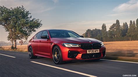 2021 Bmw M5 Competition Uk Spec Front Three Quarter Caricos