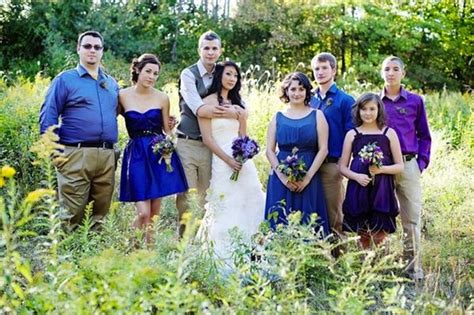 purple blue wedding color palette