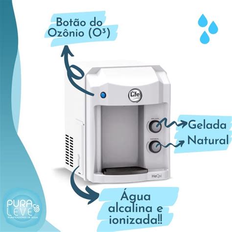 Purificador Agua Ozonizada Alcalina Ionizada Top Life PURA LEVE