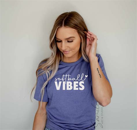 Softball Vibes Svg Baseball Mom Svg Baseball Svg Baseball Etsy