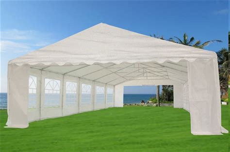 20 x 40 Heavy Duty White Tent Canopy Gazebo Cover