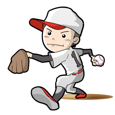 Youth Baseball Pitching Illustrations, Royalty-Free Vector Graphics ...