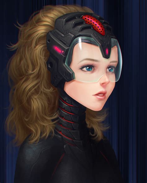 Sci-fi Girl by DmitryGrebenkov on DeviantArt