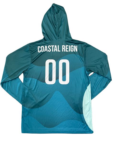 Custom Sublimated Sun Hoodie Coastal Reign