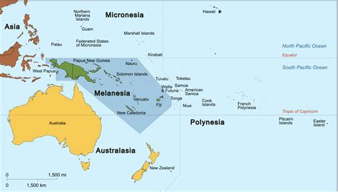 Pacific Realm Regional Example Melanesia The Western World Daily