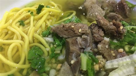 Beef Mami Noodle Soup Recipe Youtube