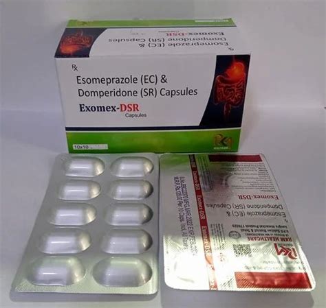 Exomed Dsr Esomeprazole Domperidone S R Capsules At Rs Box