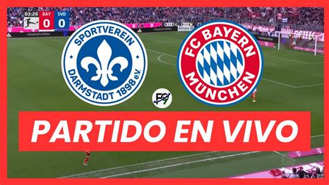 Darmstadt Vs Bayern Munich En Vivo 🔴 Youtube