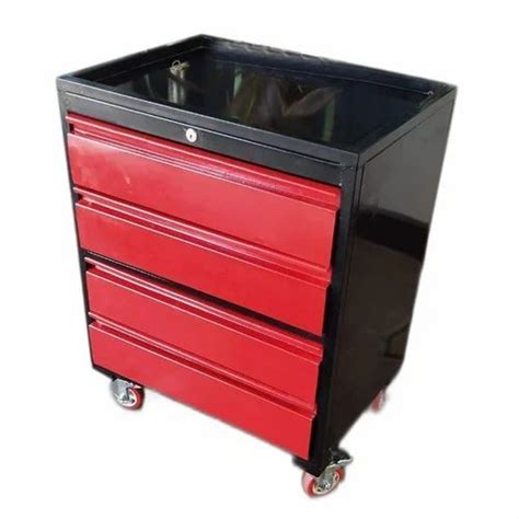 Red And Black Stainless Steel Automobile Tool Trolley At Rs 6500 In Pune