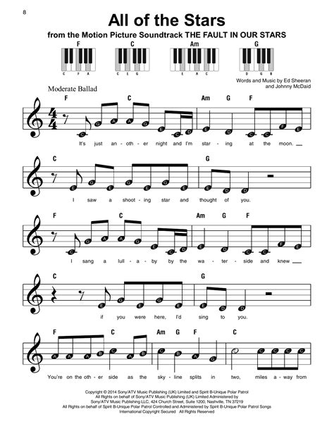 All Of The Stars Ed Sheeran Chords