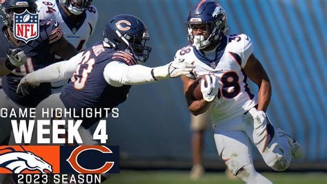 Denver Broncos Vs Chicago Bears 2023 Week 4 Game Highlights YouTube