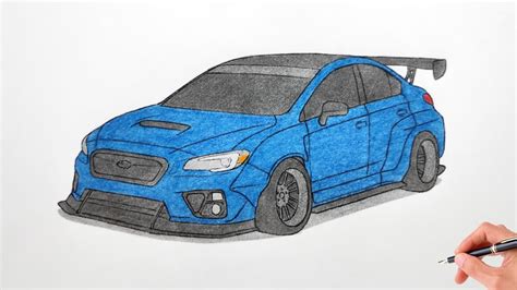 Subaru Car Art Drawings