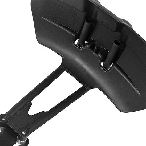 Motorcycle Rear Mudguard Hugger Universal Zaddox Lw Black Ebay