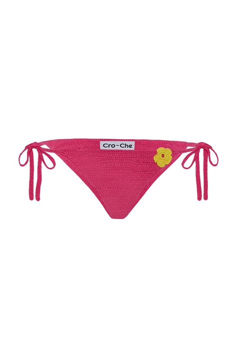 Cluster Flower Bikini Bottoms Pink — Cro Che