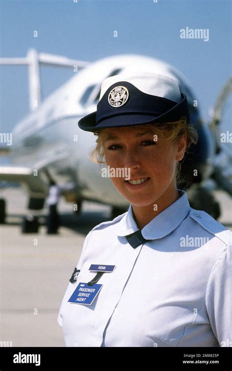 Airman 1st Class Pam Rieman Passenger Service Representative Poses