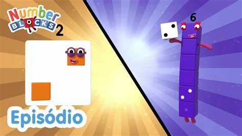 Numberblocks Em Português Brasil Desenhos Animados Seis Youtube