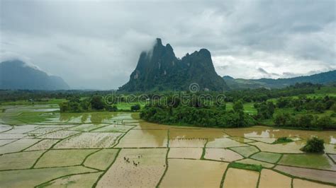 Aerial View 4k Video by Drone at Tam Coc, Ninh Binh, Vietnam Stock ...