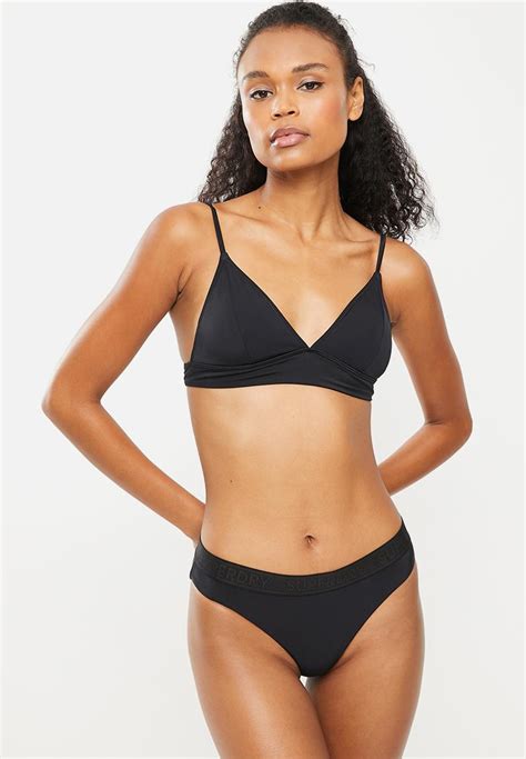 Sport Bikini Brief Black Superdry Bikinis Superbalist