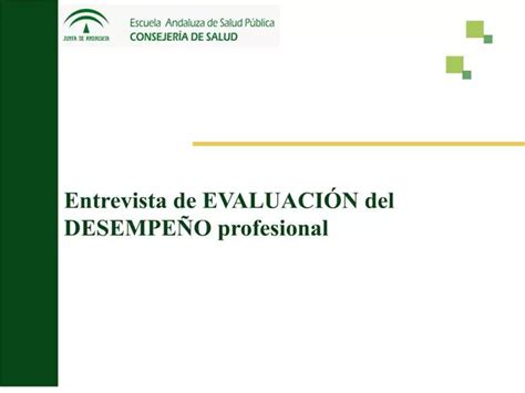 Ppt Entrevista De Evaluaci N Del Desempe O Profesional Powerpoint