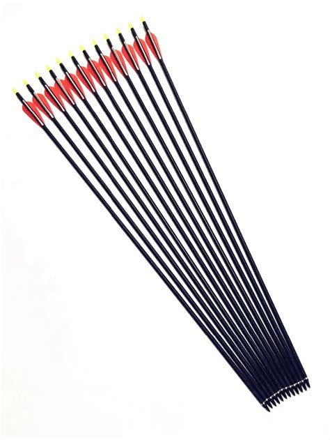 Pcs Spine Archery Hunting Carbon Arrows For Recurve Bow With